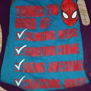 NWOT spiderman long sleeve